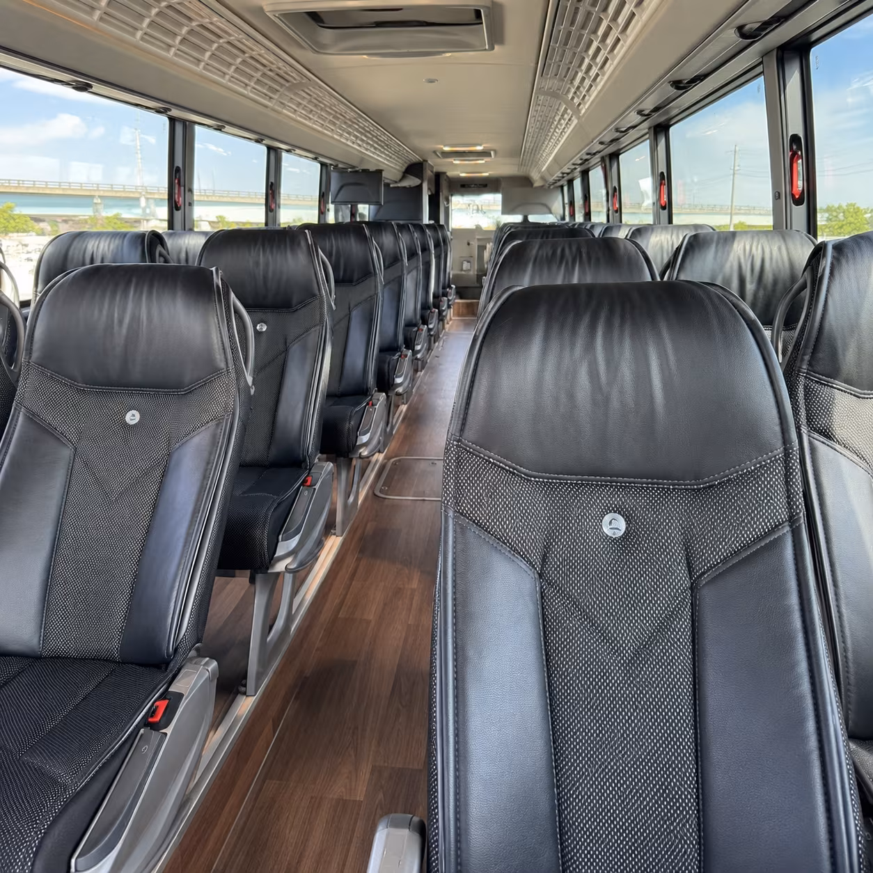 Abilene abilene school event bus rental charter bus interior